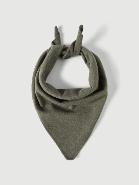 Brunello Cucinelli Cashmere foulard with monili