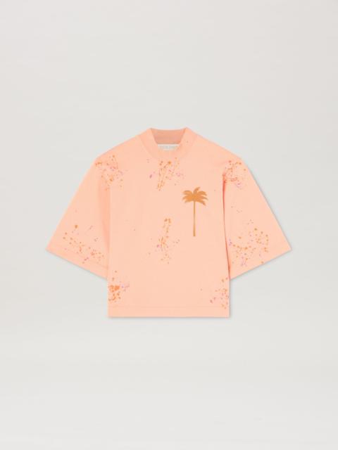 Palm Angels PxP Painted Cropped T-Shirt