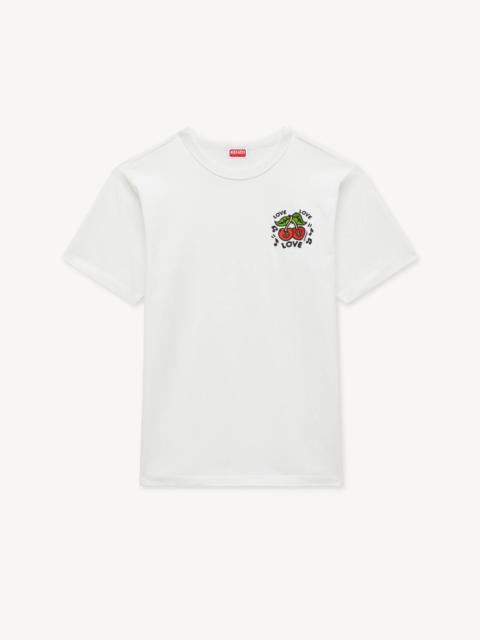 KENZO 'KENZO Loves' embroidered slim T-shirt in cotton