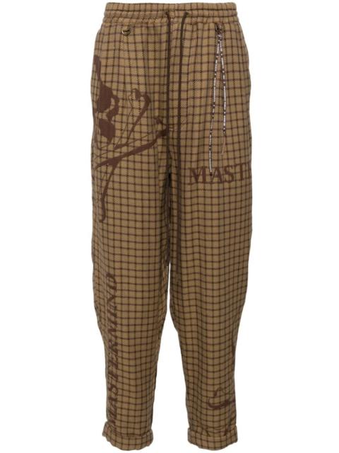 MASTERMIND WORLD check pattern trouser