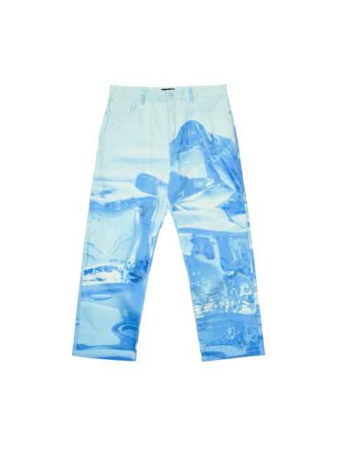 PALACE ULTIMATE CHILL BAGGIER JEAN CRYSTALISED BLUE