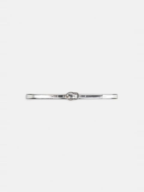 DOROTHEE SCHUMACHER MIRROR SHINE silver belt