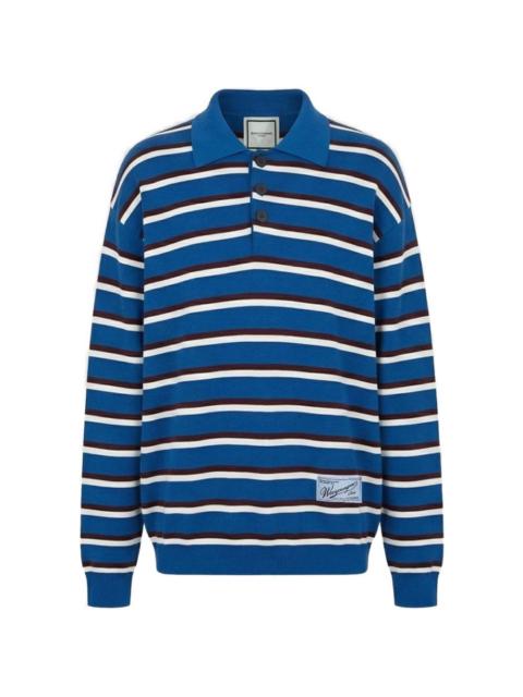Wooyoungmi striped polo shirt