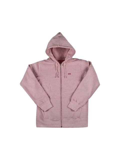 Supreme Small Box Zip Up Sweatshirt 'Pale Pink'