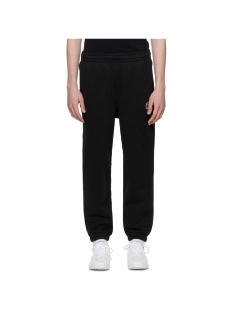 LACOSTE Black Patch Sweatpants