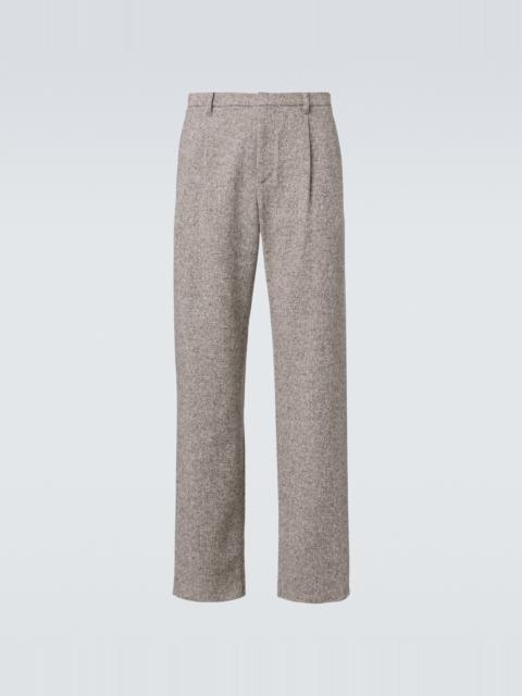 AGNONA Wool-blend straight pants