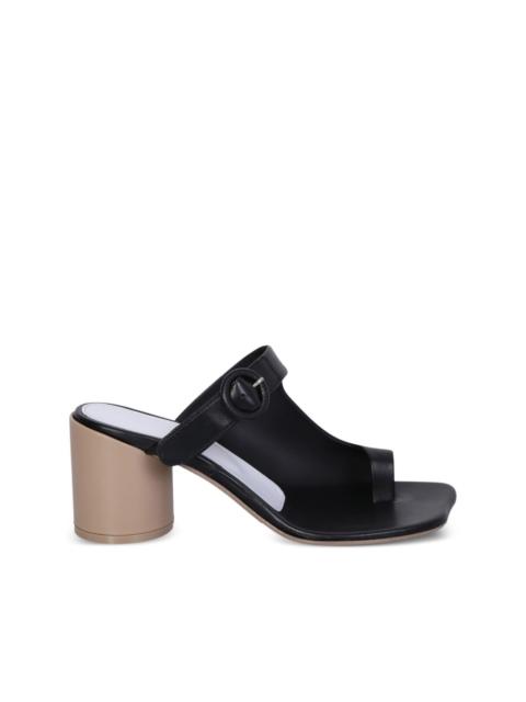 MM6 Maison Margiela 70mm buckle-fastening block-heel sandals