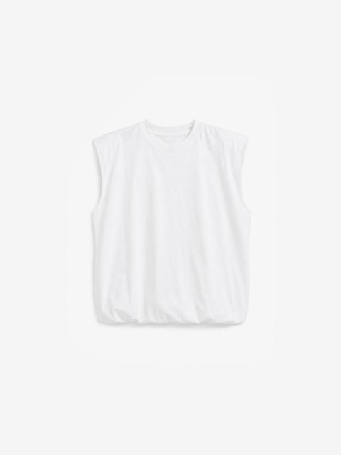 The Frankie Shop Alvor Padded Balloon Top - White