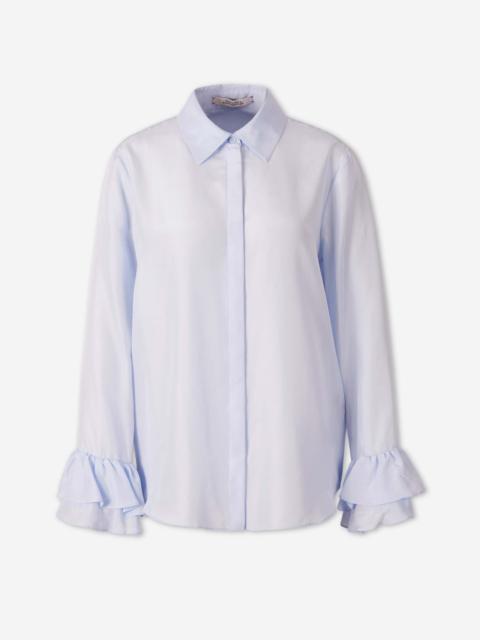 DOROTHEE SCHUMACHER PLAIN SILK SHIRT