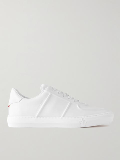 Moncler Neue York Logo-Appliquéd Leather Sneakers