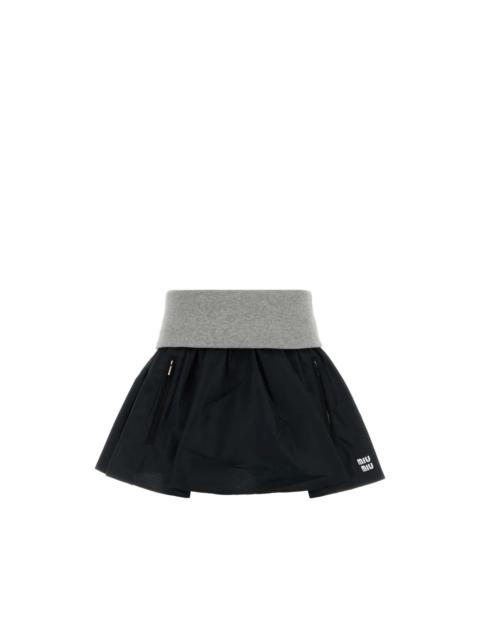 Miu Miu ELASTIC  WASIT MINI SKIRT