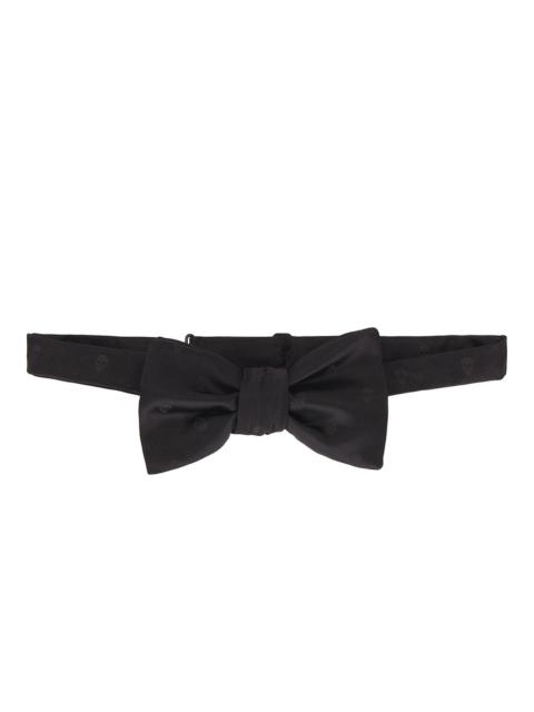 Alexander McQueen Skull Satin Bow Tie