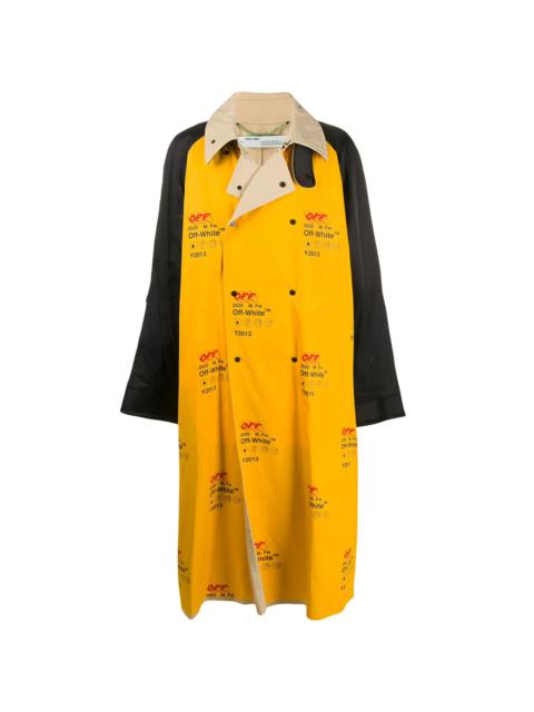 Off-White Industrial oversized trench coat