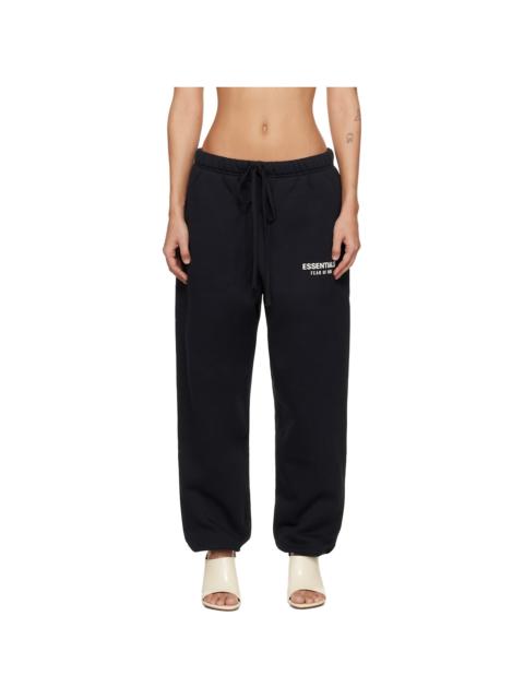 ESSENTIALS Black Classic Sweatpants