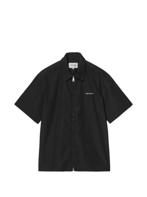 Carhartt Postal zip-neck short-sleeved shirt
