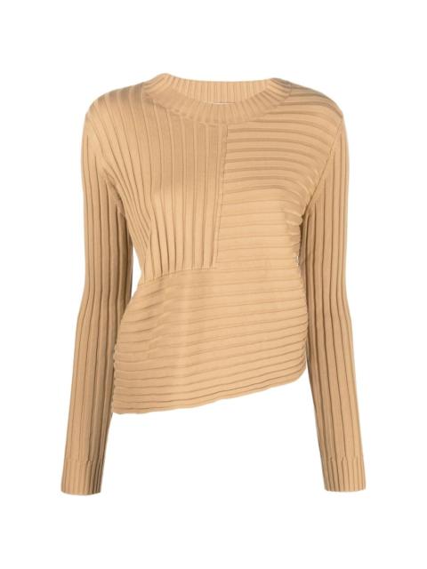 Stella McCartney asymmetric ribbed top
