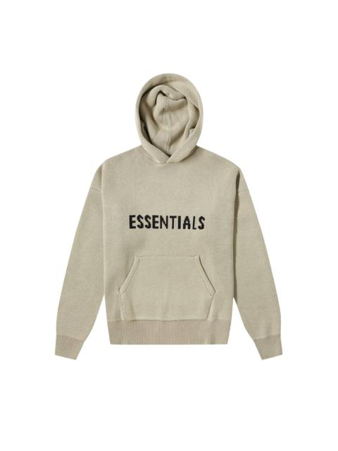 Fear of God Essentials Knit Hoodie 'Olive'