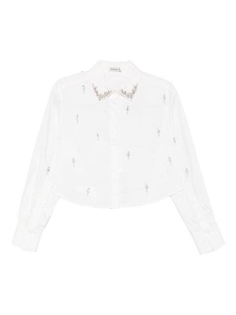 SIMKHAI Renata embellished button-down shirt