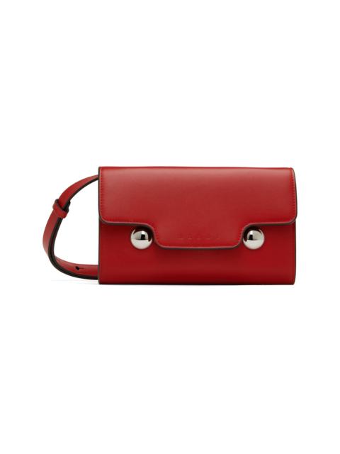 Marni Red Leather Trunkaroo Bag