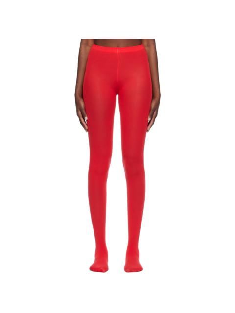 Red Elasticized Tights
