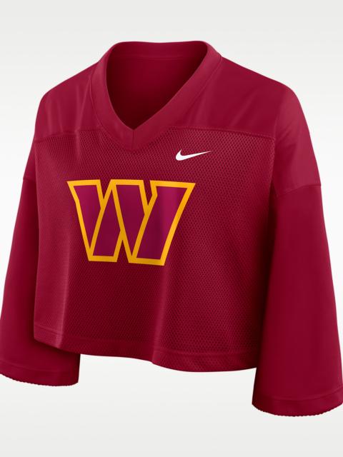 Nike Washington Commanders Rewind Fashion Women's Nike Dri-FIT NFL Cropped Jersey