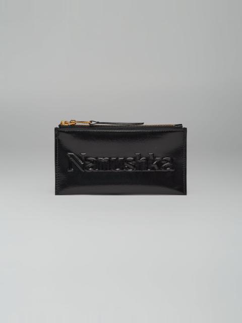 Nanushka Patent Vegan Leather Wallet