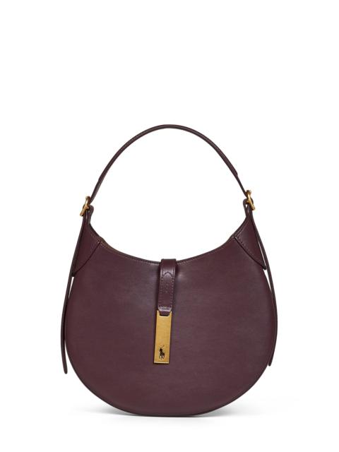 Polo Ralph Lauren Midnight merlot Polo ID Small shoulder bag