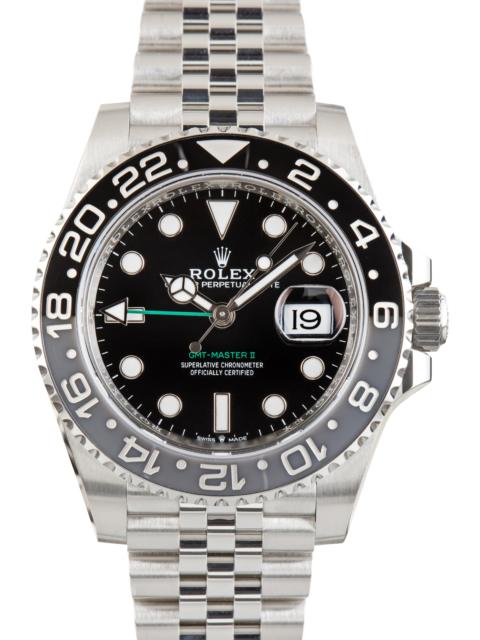 ROLEX Used Black & Grey Bruce Wayne Rolex GMT-Master II Ref 126710GRNR