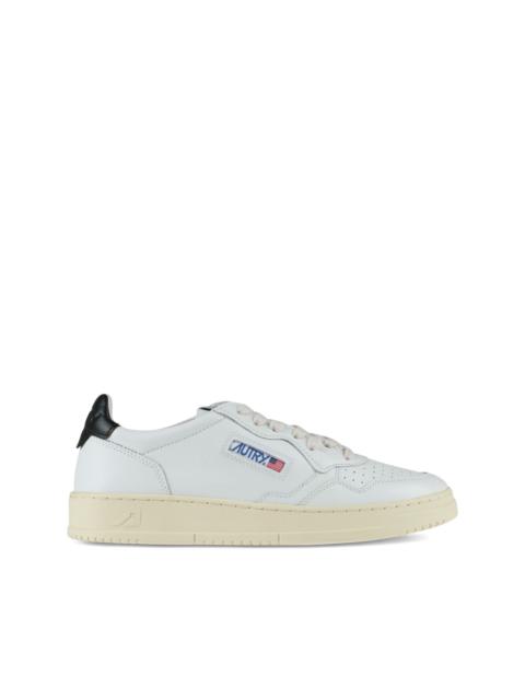 perforated low-top sneakers