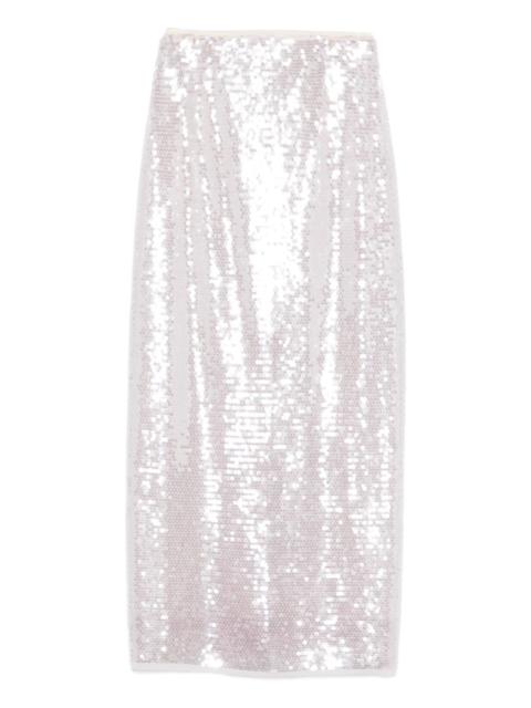forte_forte sequin-embellished midi skirt