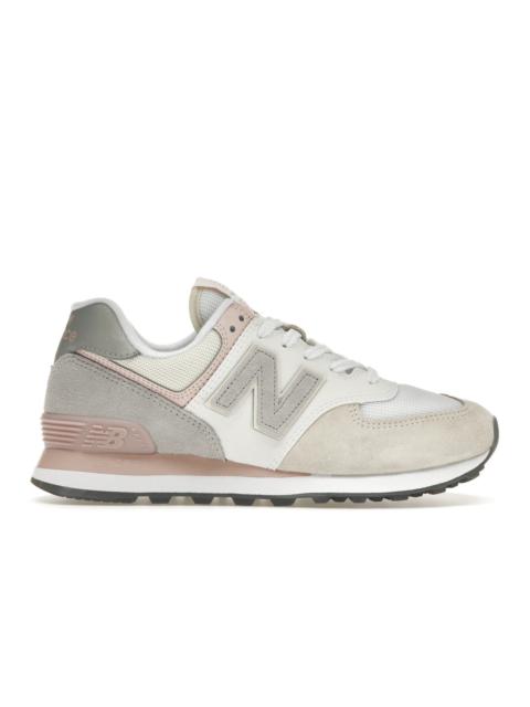 New Balance 574 Beige White Pink Sand (W)