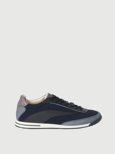 Brunello Cucinelli Techno fabric and nubuck sneakers