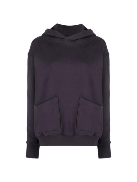 pouch-pockets cotton hoodie