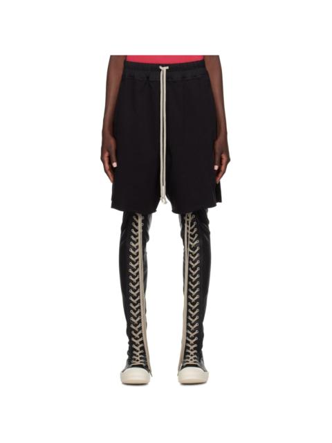 Rick Owens SSENSE Exclusive Black KEMBRA PFAHLER Edition Trucker Shorts
