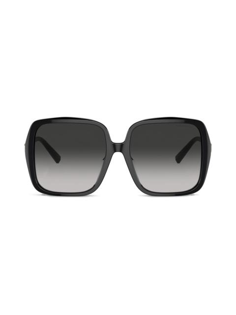 58mm Gradient Square Sunglasses