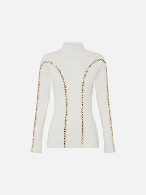 CAMILLA HIGH NECK KNIT TOP