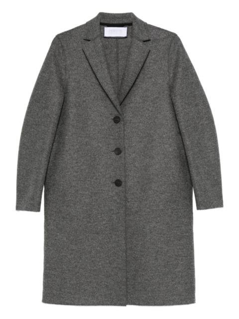 Harris Wharf London buttoned single-breasted coat
