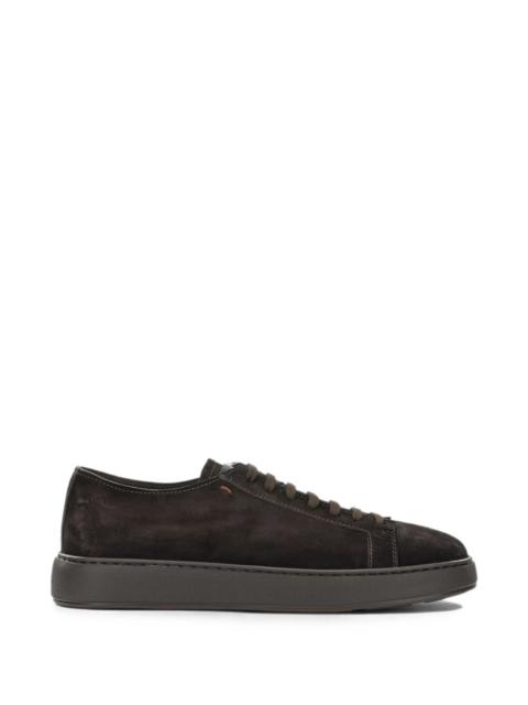 Santoni Santoni Suede Lace-up Sneakers