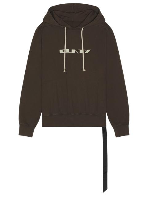 Rick Owens DRKSHDW Oversized Hoodie in Scab