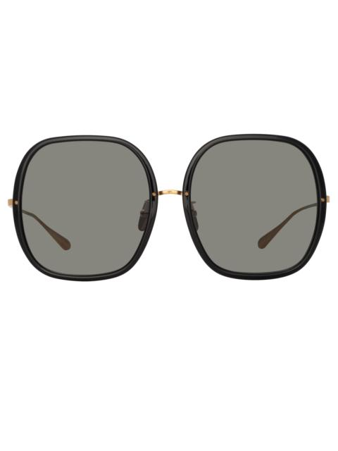 CELIA OVERSIZED SUNGLASSES IN BLACK