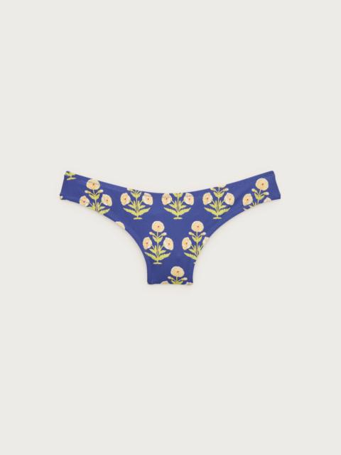 J.CREW Ronnie bikini bottom in marigold block print