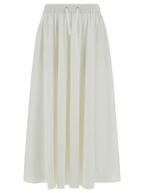Herno Stretch Midi Skirt - White