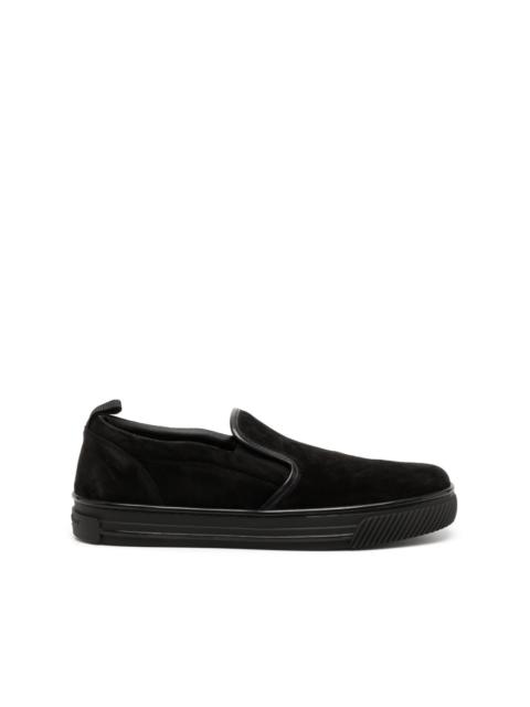 Gianvito Rossi suede slip-on loafers