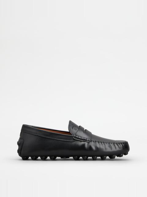 Tod's GOMMINO BUBBLE IN LEATHER - BLACK
