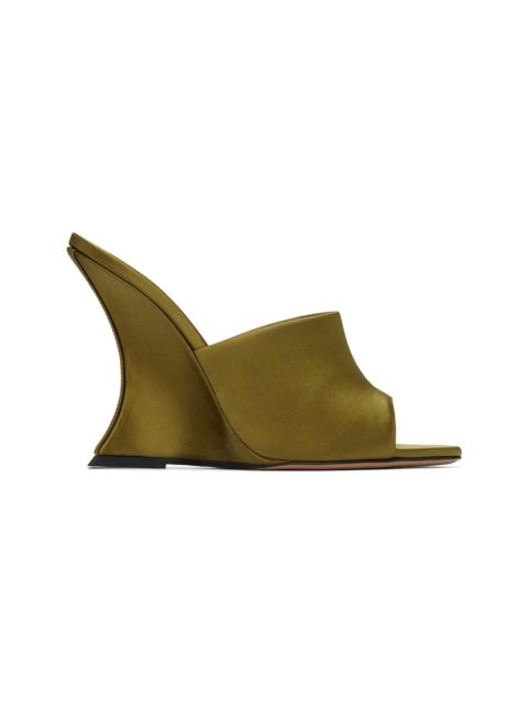 PARIS TEXAS Khaki Nina Heeled Sandals