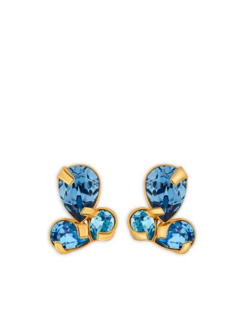 Oscar de la Renta crystal-embellished earrings