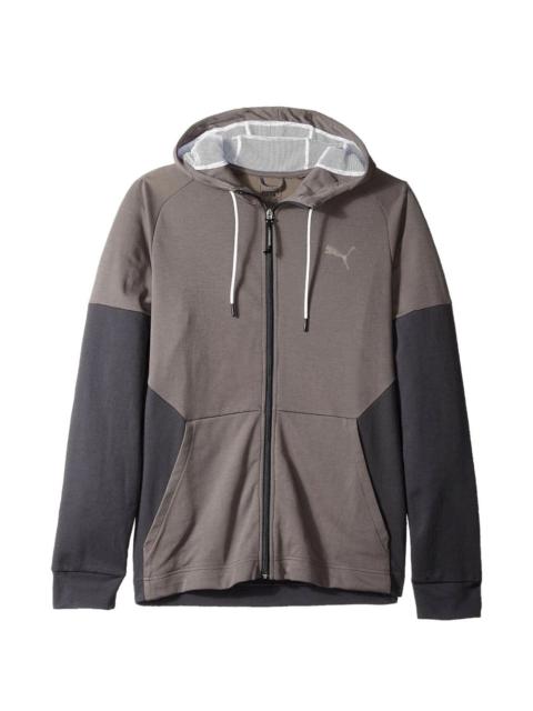 PUMA two-tone long-sleeve hoodie