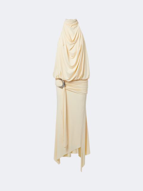 De La Vali Vida draped jersey minidress
