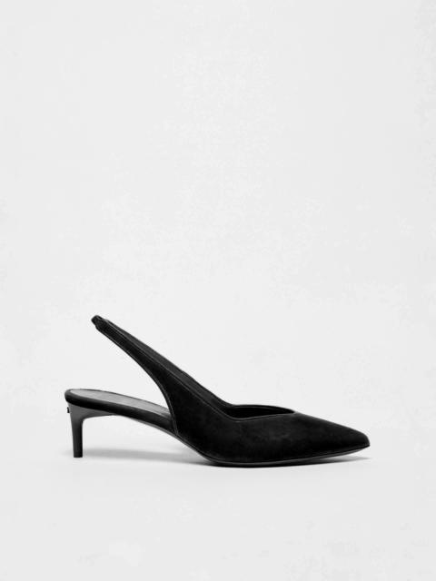 Max Mara VELVETSLING Velvet slingbacks