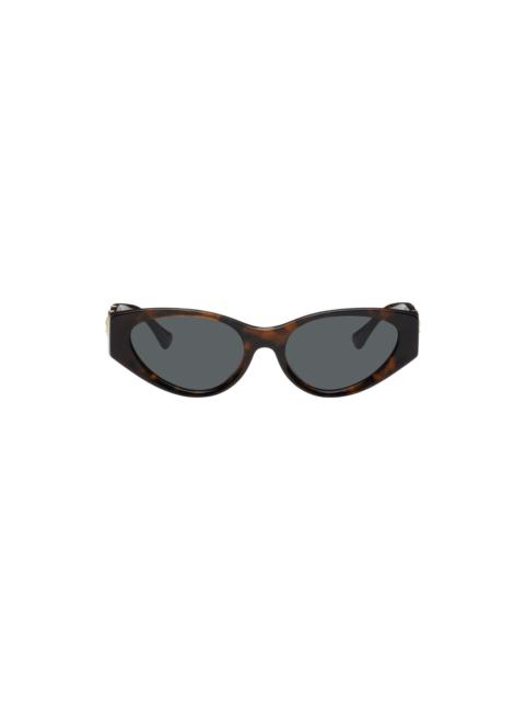Brown Medusa Legend Cat-Eye Sunglasses